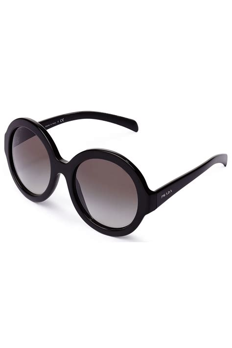 oversized round frame sunglasses prada|price of prada sunglasses.